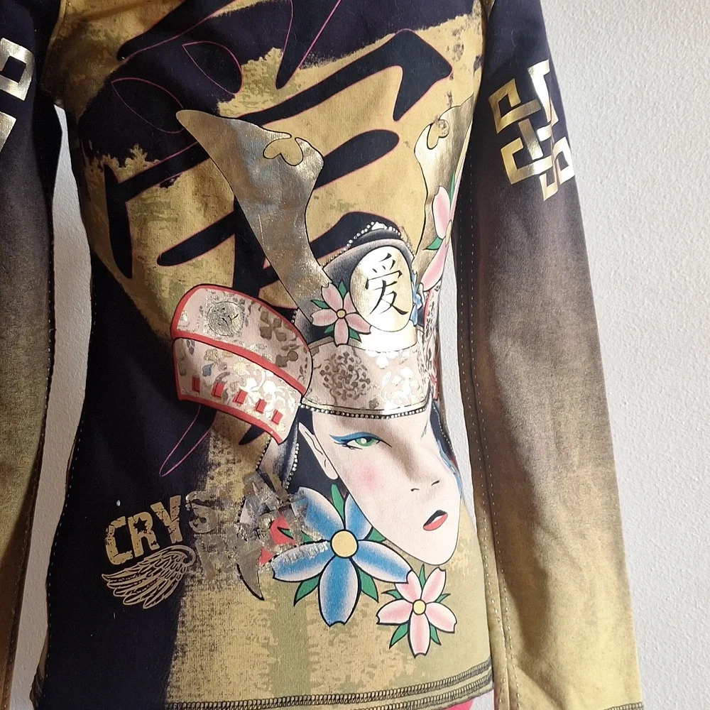 Crystal Rock Women's Multicolor Hooded Jacket Size XS - Picture 6 of 14